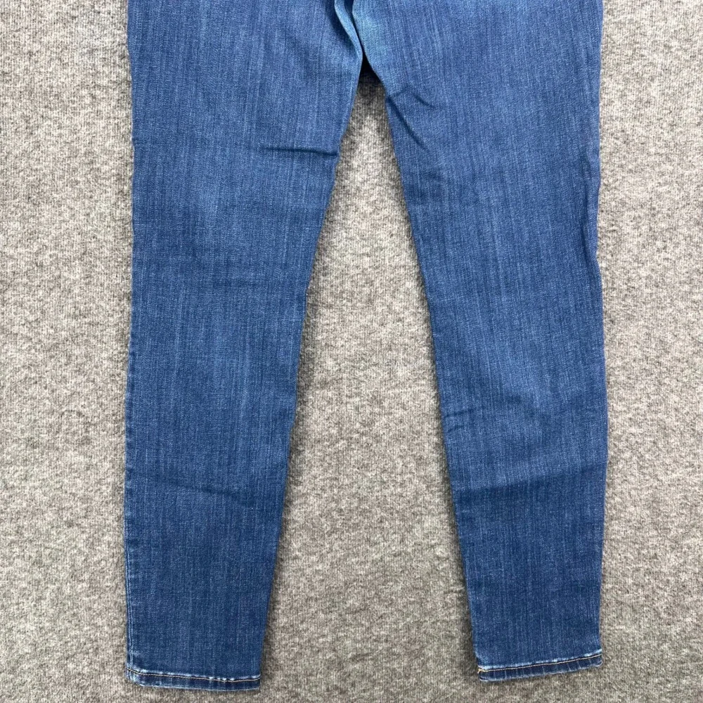 Madewell Curvy High-Rise Skinny Jeans Blue Tencel Blend Size 26 Ankle Boho Chic
